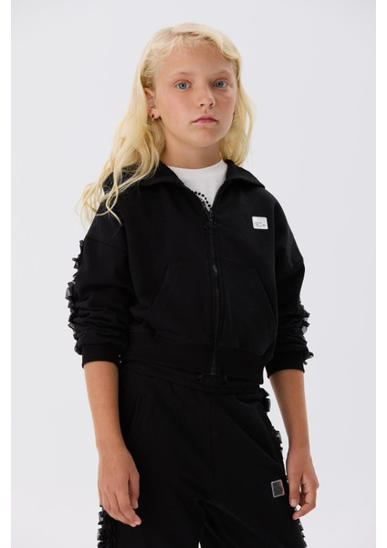 Bg Store Kız Çocuk Siyah Eşofman Üstü fiyatları