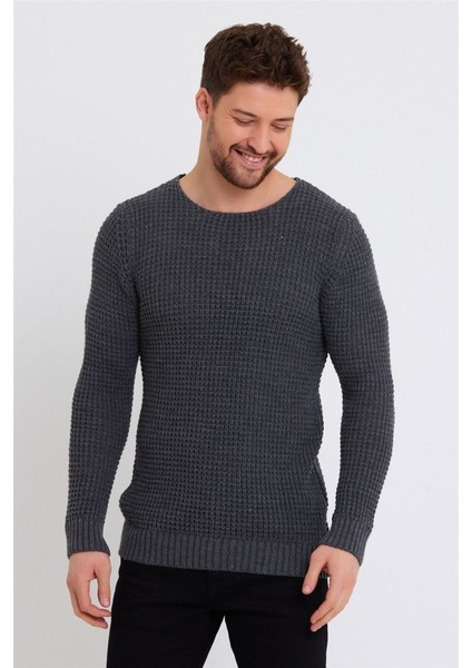 Erkek Kalın Petek Örgü Triko KAZAK-TARZCM7804R400S modelleri