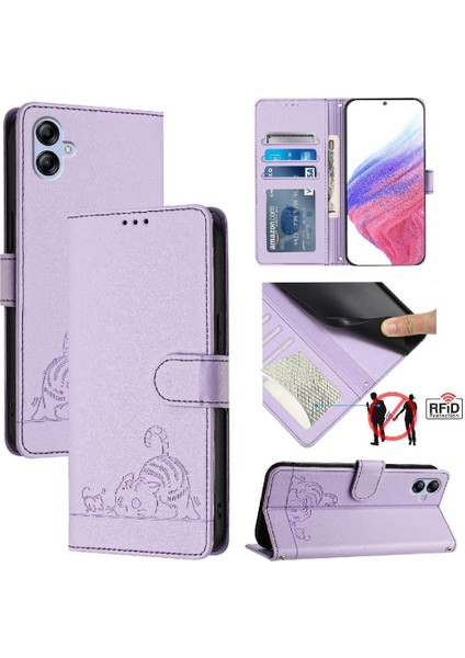 Samsung Galaxy M04 4G/F04 4g Cüzdan Kapak Çevirin Kart Yuvası Tutucu (Yurt Dışından) indirimleri