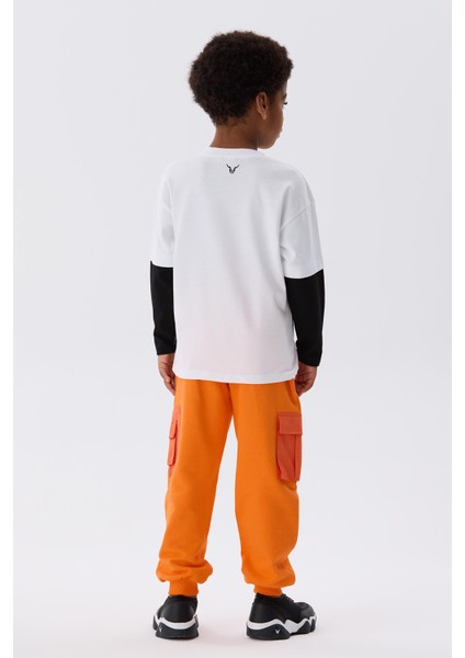 Bg Store Erkek Çocuk Beyaz T-Shirt