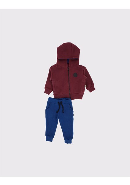 Bebek Kışlık Fermuarlı Hırka-Eşofman Takımı