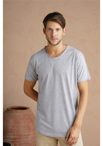 Beyaz-Siyah-Kırık Beyaz-Antrasit-Gri Erkek Regular/normal Kesim Pis Yaka Kısa Kollu T-Shirt fiyatları