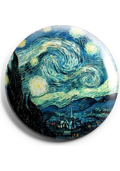 Van Gogh Tablosu V1 Iğneli Çanta Rozeti