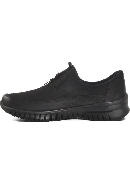 24400001K Siyah Nubuk Hakiki Deri Kadın Günlük Ayakkabı fiyatları