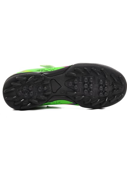 Hulk 129-F Yeşil-Siyah Çocuk Halı Saha Ayakkabısı