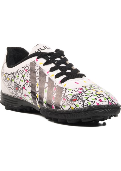 Hulk Örümcek Desenli Beyaz Çocuk Halı Saha Ayakkabısı modelleri