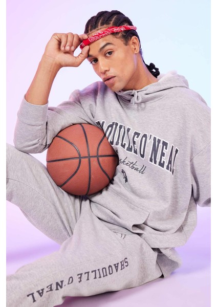 Fit Shaquille O'Neal Boxy Fit Kapüşonlu Sweatshirt D1517AX24AU