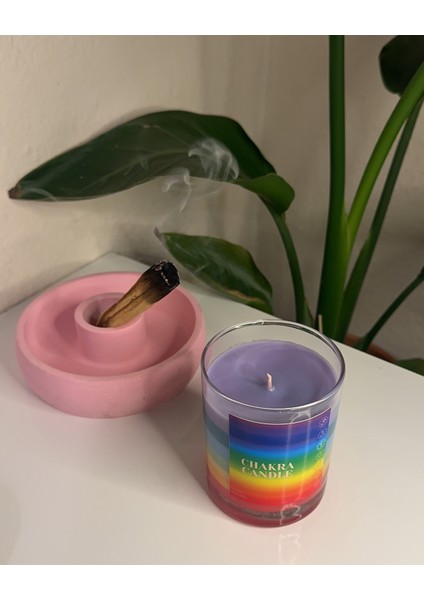 Çakra Meditasyon Yoga Mumu / Chakra Candle