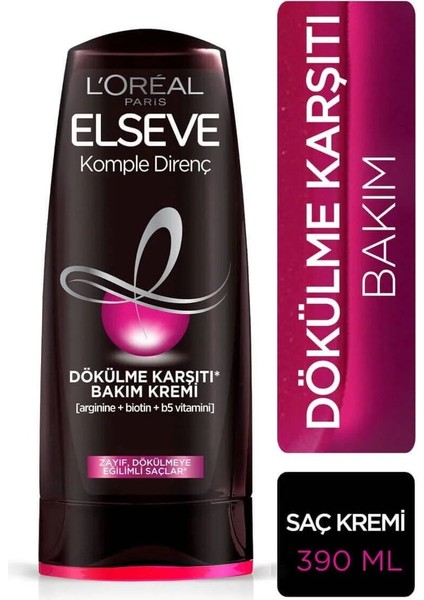 Loreal Komple Direnç Dökülme Karşıtı Bakım Kremi 390 ml x 6 Adet fiyatları