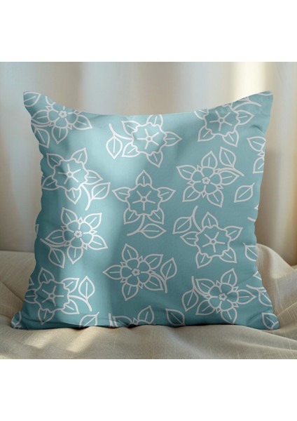 Çiçek Tasarımlı 4'lü Yastık Içi ve Kırlent Kılıfı 45CM 113794 indirimleri