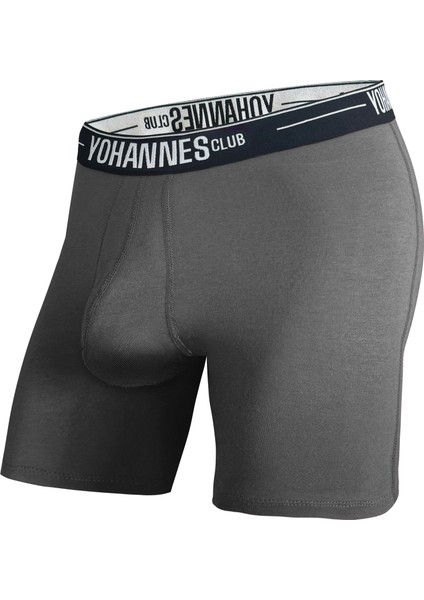 Yohannesclub, Erkek, Özel Seperatörlü Pamuklu Boxer,3'Lü, Antrasit, indirimleri