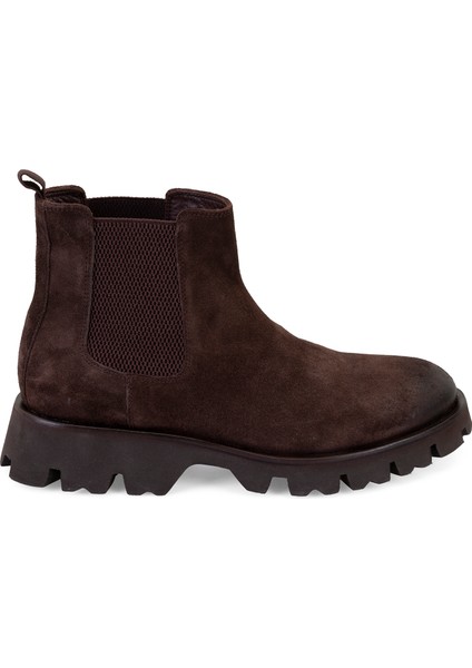 Everet Kahve Erkek Lastikli Deri Chelsea Bot fiyatları