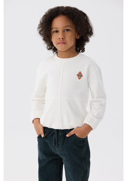 Bg Store Erkek Çocuk Ekru Sweatshirt fiyatları