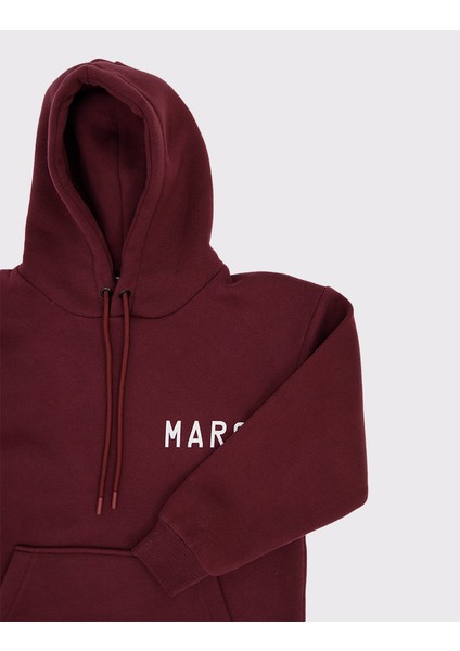 Genç Kız Kapüşonlu Sweatshirt Elbise
