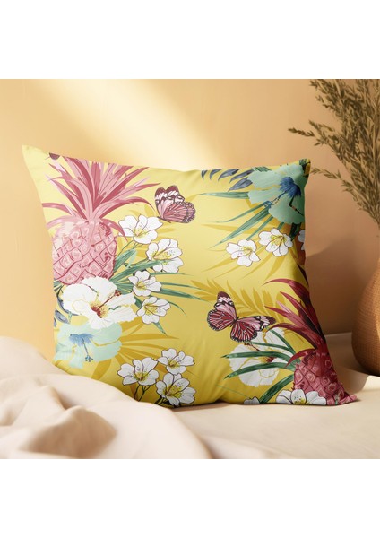 Flamingo Tasarımlı 2'li Yastık Içi ve Kırlent Kılıfı 45CM 113526