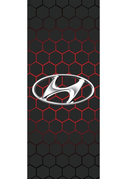 Baskılı Kapı Direk Folyo Hyundai (2’li Takım)