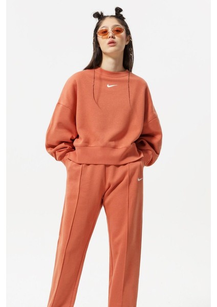 Sportswear Loose Fit Pant Bol ve Uzun Kesim Turuncu Eşofman Altı fırsatları