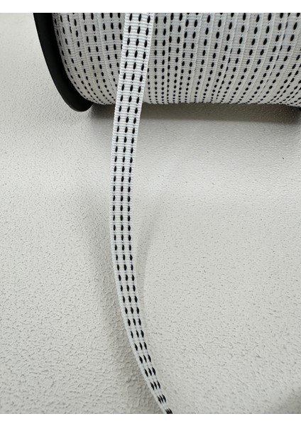 1 cm Çizgili Puntalı Şerit-5 Metre-(Siyah) fırsatları