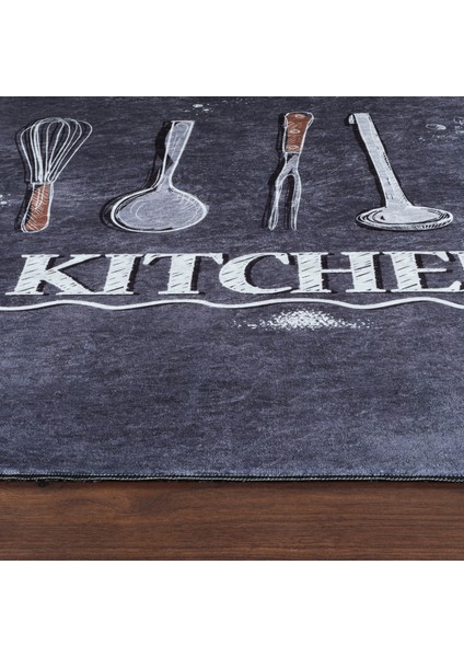 Sare By Kaşmir Halı Board Kitchen 80X300 cm Mutfak Halısı fırsatları