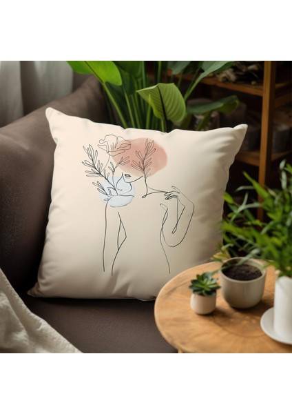 Modern Tasarımlı 4'lü Yastık Içi ve Kırlent Kılıfı 45CM 113640 indirimleri