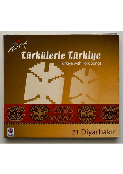 Türkülerle Türkiye 21 Diyarbakır CD (Orjnal Dönem Baskı Cd)