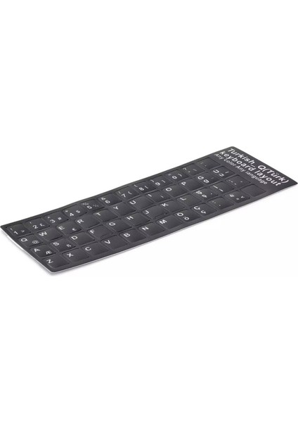 Türkçe Q Klavye Etiketi Laptop Macbook Pc Sticker