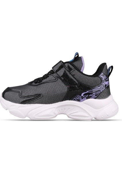 Büyük Kız Çocuk Bağcıklı / Velcro Siyah Sneaker fiyatları