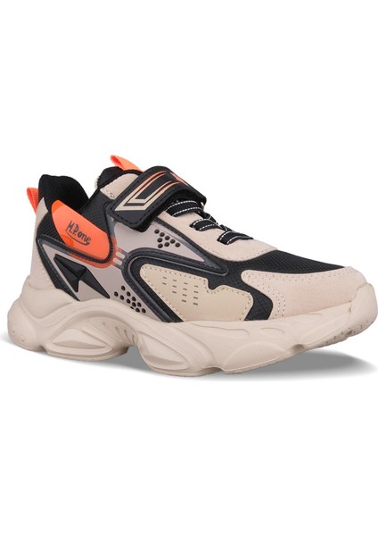Büyük Çocuk Bağcıklı / Velcro Bej Sneaker