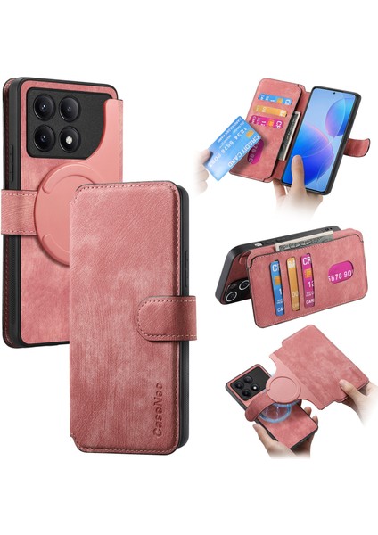 Xiaomi Poco F6 Pro 5g Ayrılabilir Cüzdan Deri + Tpu Telefon Kapağı (Yurt Dışından)