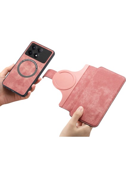 Xiaomi Poco F6 Pro 5g Ayrılabilir Cüzdan Deri + Tpu Telefon Kapağı (Yurt Dışından)