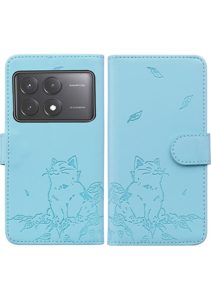 Xiaomi Poco X6 5g / Redmi Note 13 Pro 5g Cüzdan Deri Telefon Kılıfı (Yurt Dışından)