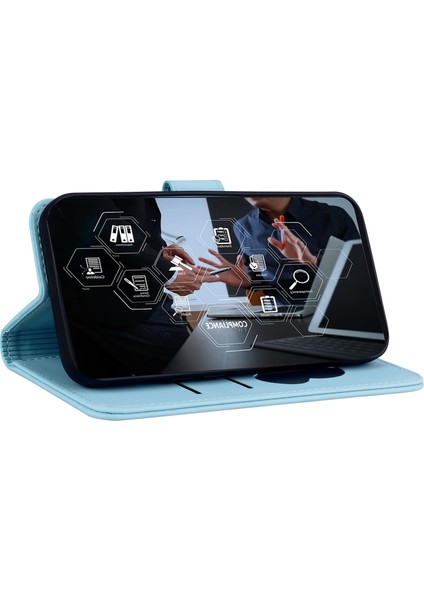 Xiaomi Poco X6 5g / Redmi Note 13 Pro 5g Cüzdan Deri Telefon Kılıfı (Yurt Dışından)