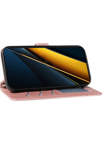 Xiaomi Poco X6 Pro 5g Cüzdan Askılı Eşkenar Dörtgen Deri Telefon Kılıfı (Yurt Dışından) fırsatları