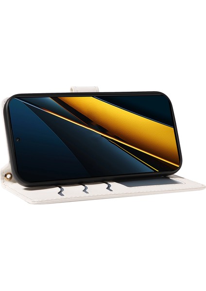 Xiaomi Poco X6 Pro 5g Cüzdan Askılı Eşkenar Dörtgen Deri Telefon Kılıfı (Yurt Dışından) fırsatları
