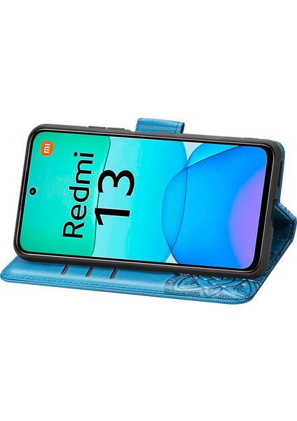 Redmi 13 Standı Pu Deri Telefon Kapağı (Yurt Dışından) modelleri
