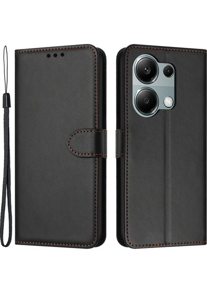 Redmi Note 13 Pro 4g / Poco M6 Pro 4g Deri Standlı Cüzdan Telefon Kapağı (Yurt Dışından)