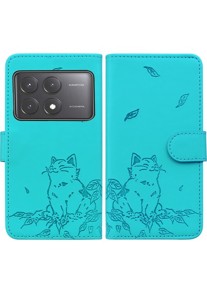 Xiaomi Poco X6 5g / Redmi Note 13 Pro 5g Cüzdan Deri Telefon Kılıfı (Yurt Dışından)