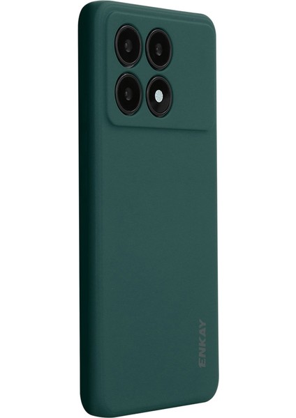 Xiaomi Poco F6 Pro 5g Sıvı Silikon Düz Kenar Telefon Kapağı (Yurt Dışından)
