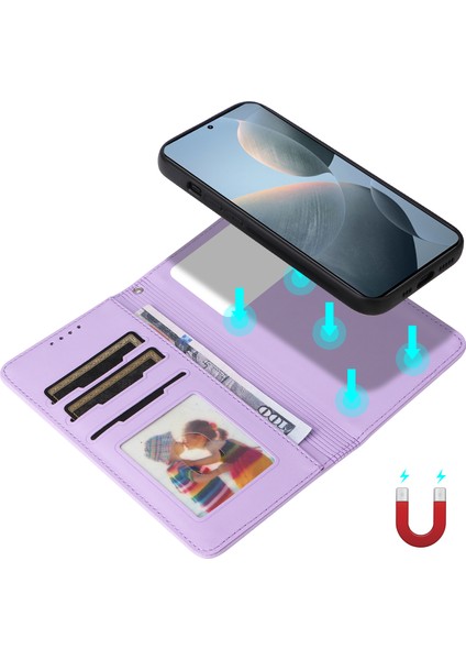 Xiaomi Poco F6 Pro 5g Pu Deri Cüzdan Telefon Kılıfı (Yurt Dışından)