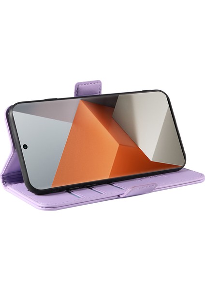 Redmi Note 13 Pro+ 5g Cüzdan Standı Deri Telefon Kılıfı (Yurt Dışından)