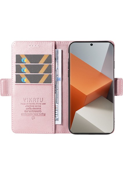 Redmi Note 13 Pro+ 5g Cüzdan Standı Deri Telefon Kılıfı (Yurt Dışından) fiyatları