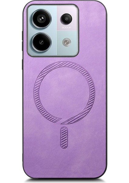 Xiaomi Poco X6 5g / Redmi Note 13 Pro 5g Deri Ten-Dokunmatik Telefon Kılıfı Magsafe ile Uyumlu (Yurt Dışından) fırsatları
