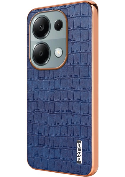 Redmi Note 13 Pro 4g / Poco M6 Pro 4g Darbeye Dayanıklı Pu+Tpu Elektrolizle Kaplama Telefon Kapağı (Yurt Dışından)