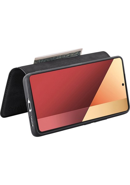 Redmi Note 13 Pro 4g / Poco M6 Pro 4g Ayrılabilir Cüzdan Telefon Kapağı (Yurt Dışından)