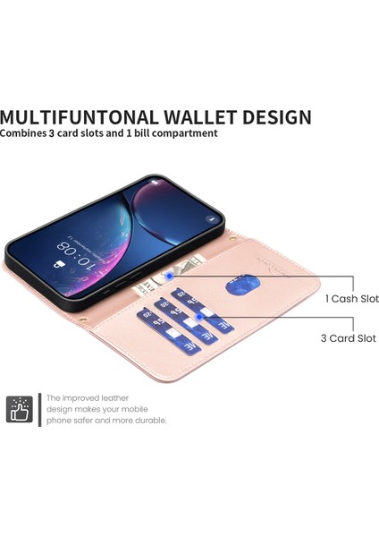 Redmi Note 13 Pro+ 5g Kare Izgara Pu Deri Kapak (Yurt Dışından)