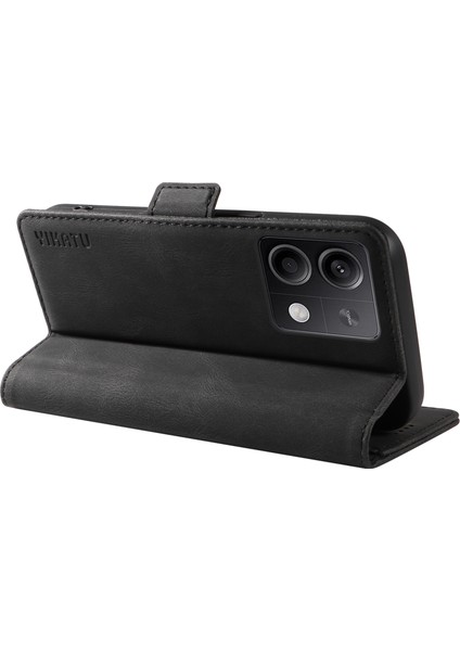Xiaomi Poco X6 5g / Redmi Note 13 Pro 5g Cilt Dokunmatik Duygu Pu Deri Cüzdan Telefon Kapağı (Yurt Dışından)