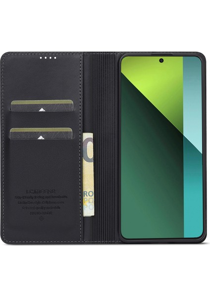 Redmi Note 13 4g Pu Deri Cüzdan Standı Koruyucu Telefon Kapağı (Yurt Dışından)