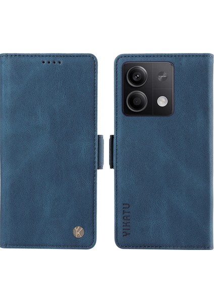 Xiaomi Poco X6 5g / Redmi Note 13 Pro 5g Cilt Dokunmatik Duygu Pu Deri Cüzdan Telefon Kapağı (Yurt Dışından)