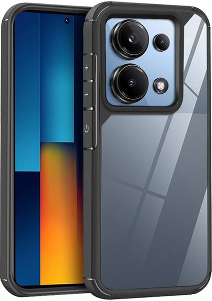 Redmi Note 13 Pro 4g / Poco M6 Pro 4g Düşmeye Pc + Tpu Telefon Arka Kapak (Yurt Dışından)