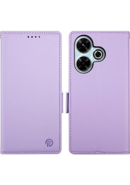 Redmi 13 / Note 13R 5g / Poco M6 4g Cüzdan Pu Deri Standlı Telefon Kabuğu (Yurt Dışından)